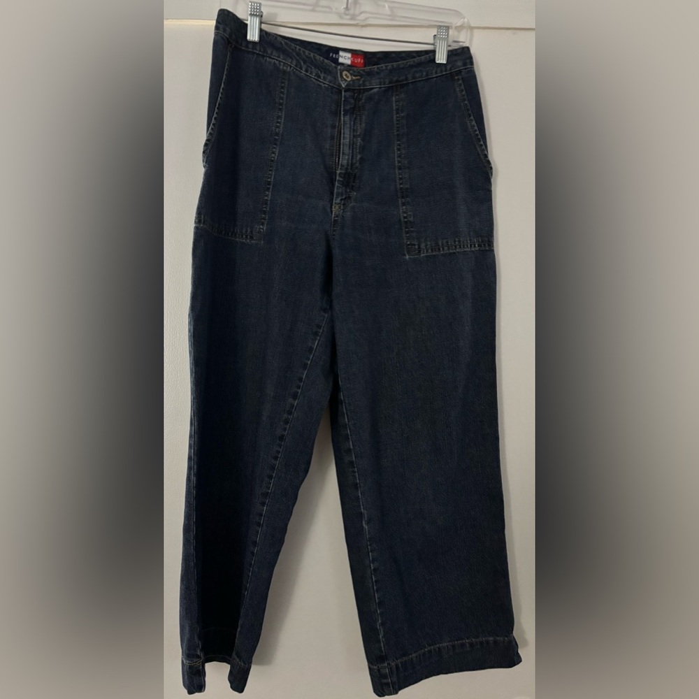 French Kuff Women’s Deep Indigo Relaxed Jeans 👖 Size 10